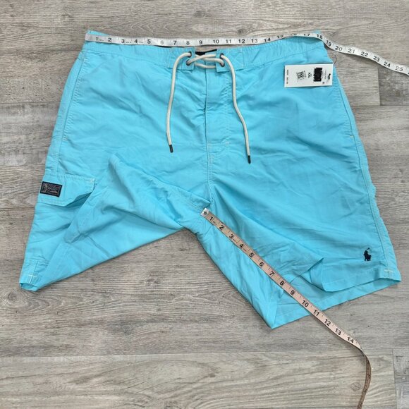 Polo Ralph Lauren NWT Men's Blue Swim Trunks O27 - Picture 7 of 8